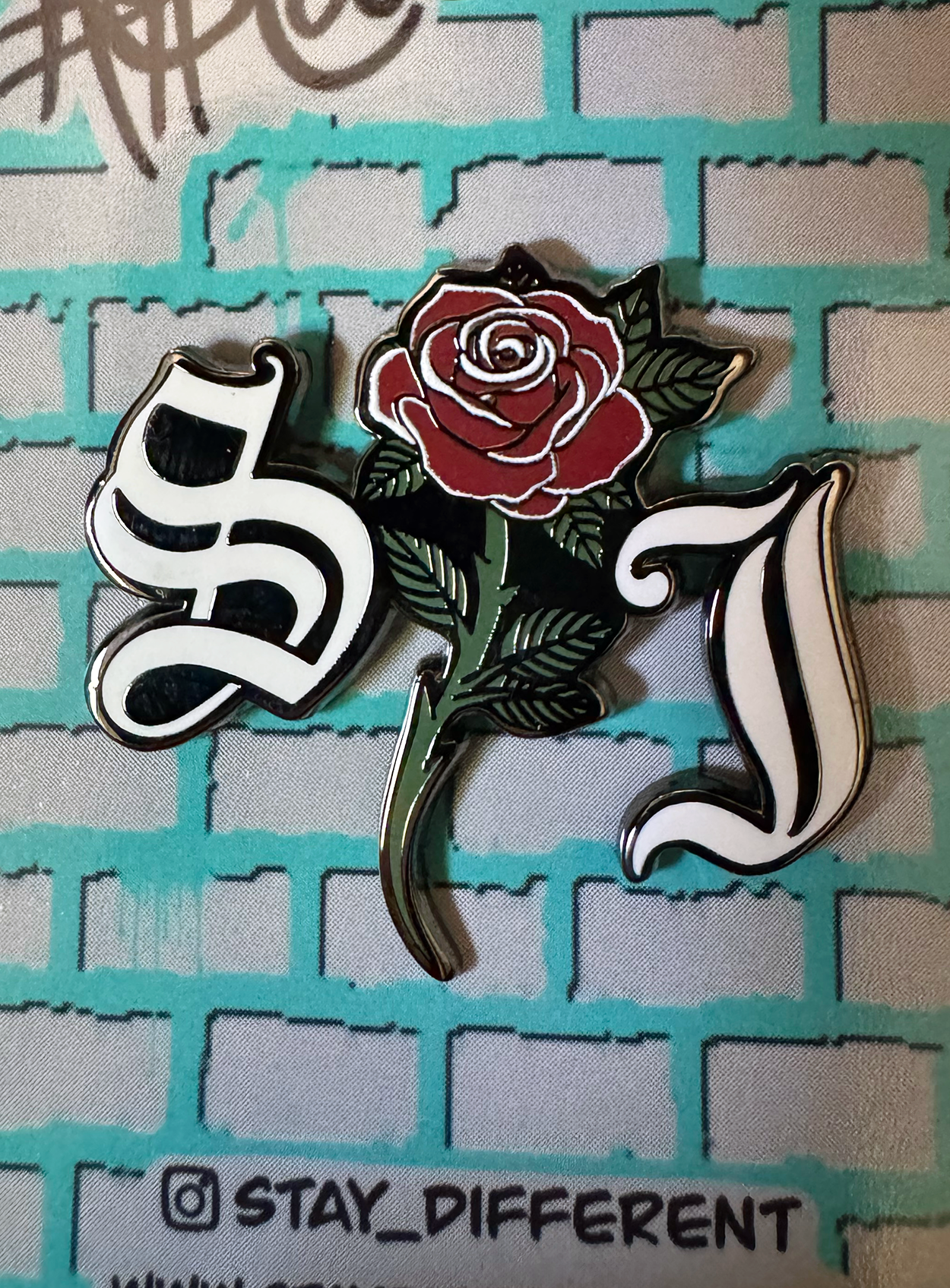 SJ Rose Pin