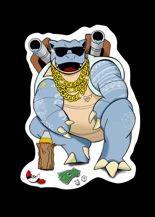 Thug Blasty Sticker