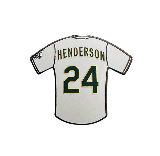 Ricky Henderson Jersey Pin