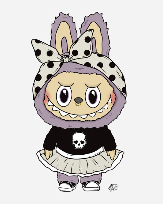 Rocker Labubu Sticker