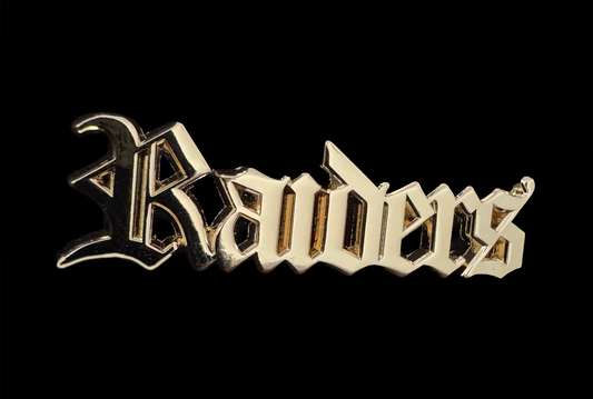 Raiders Old English Pin
