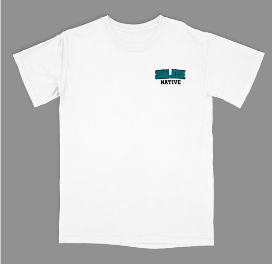 SJ Native - White Heavyweight Tee