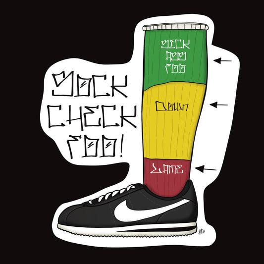 Sock Check Sticker