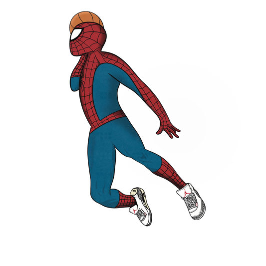 Spiderman Dunking Sticker
