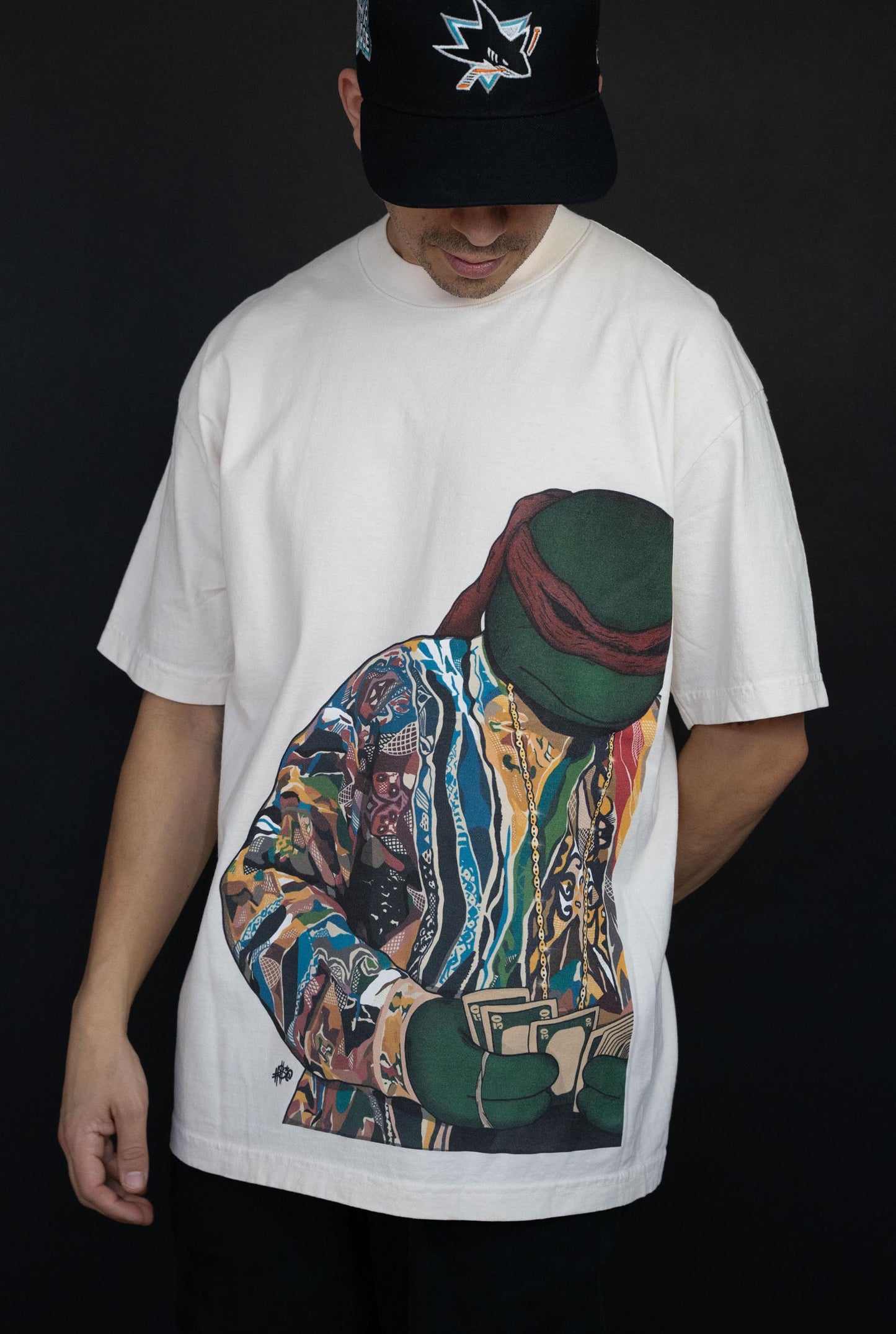 Coogi Raf - Cream Heavyweight Tee