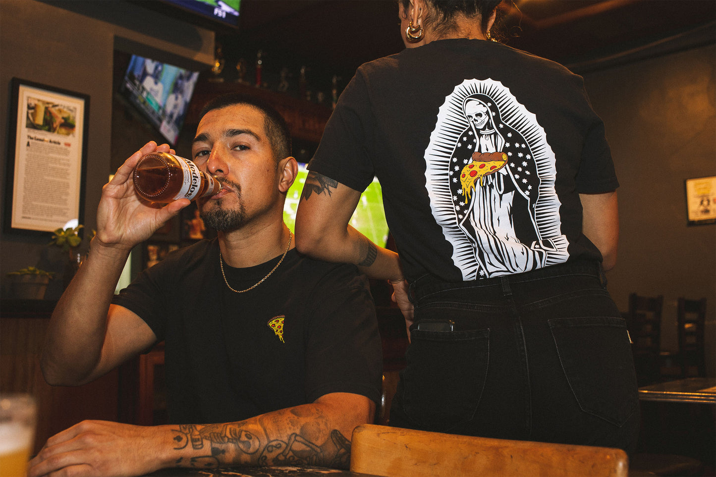 Our Lady of Pizza Heavyweight Tee