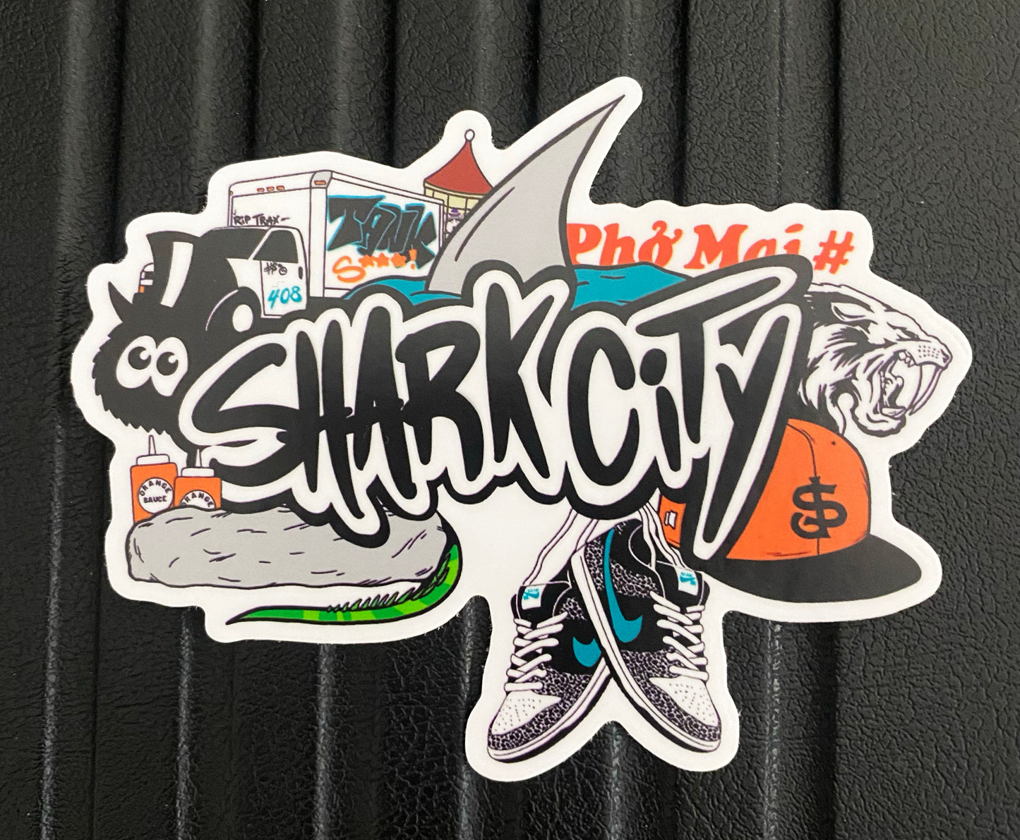 Shark City Sticker