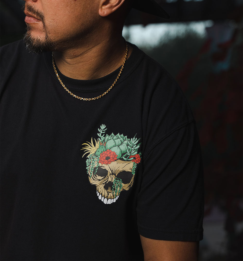 Rooted Skull Heavyweight Tee